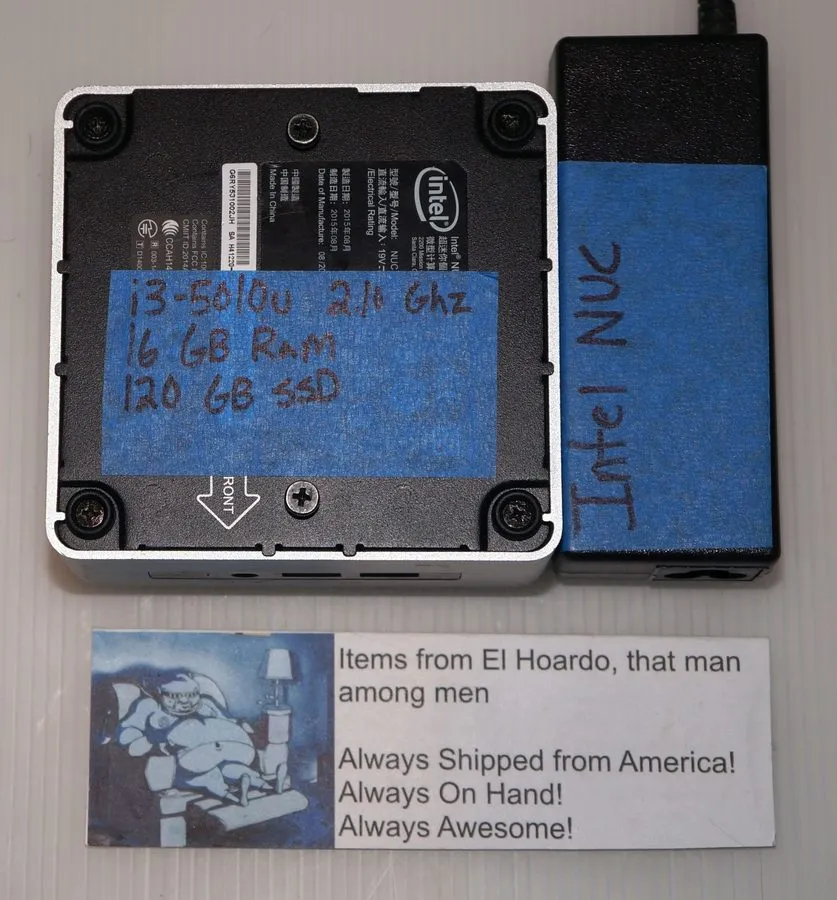 SSD-накопитель Intel NUC Core i3 2.0GHz 2TB PCIe SSD 16GB RAM NUC5i3RYH Win10 Mi