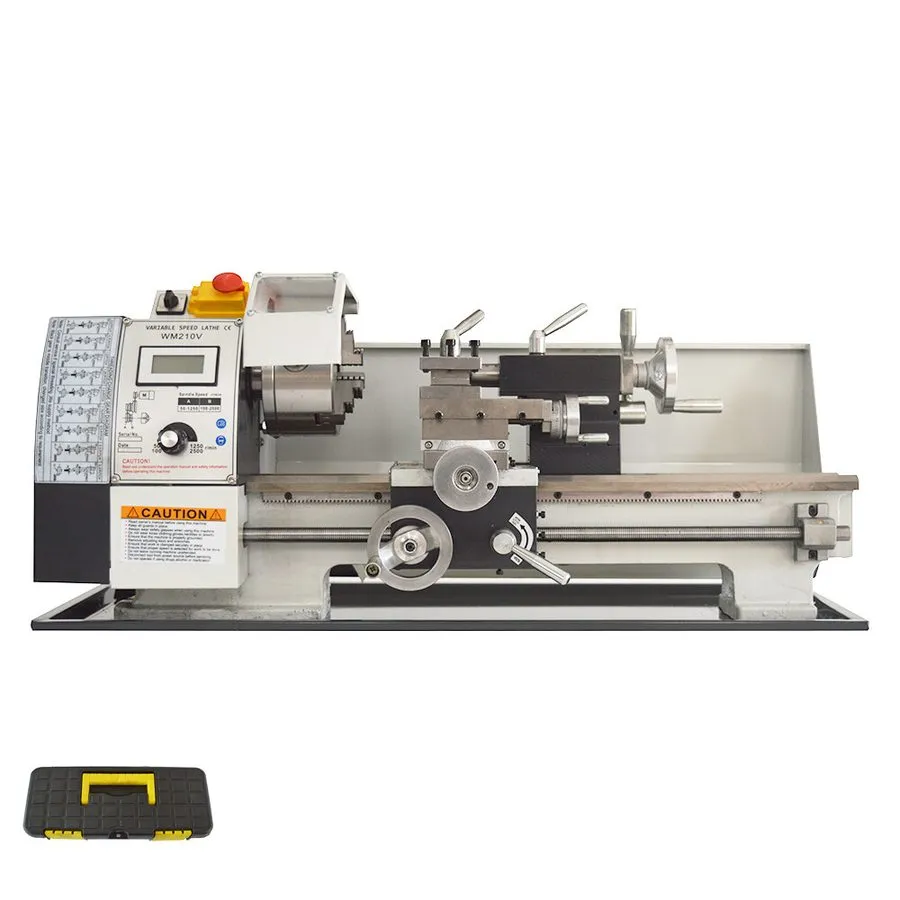 Оборудование ЧПУ Desktop Inch Precision Instrument Metal Bench Lathe 110V 1100W 