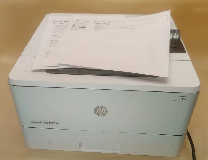 Лазерный принтер HP LaserJet Pro M402n Monochrome Laser Printer C5F93A Black Whi — фото лота 1