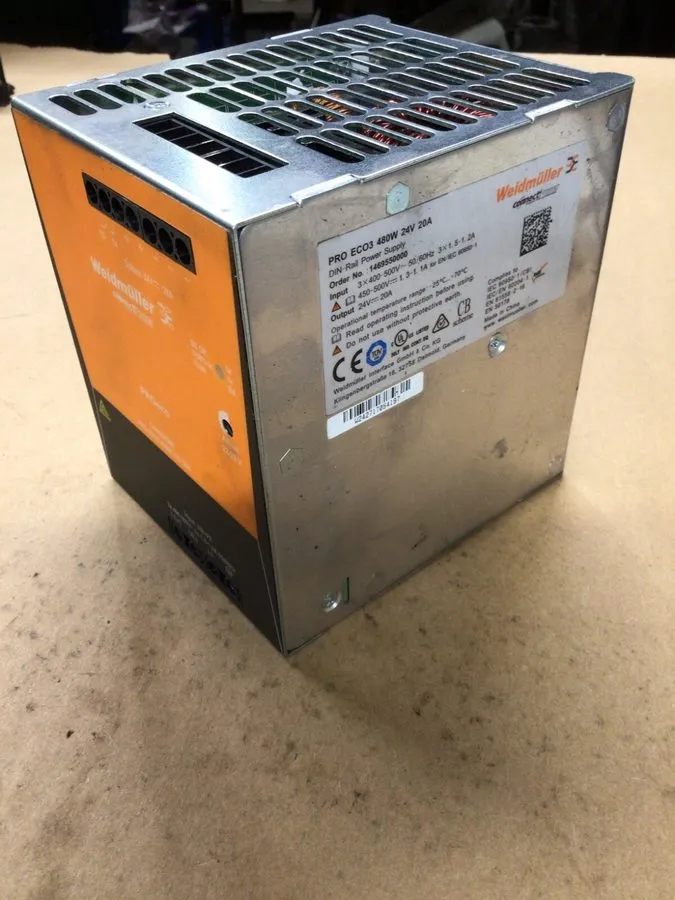 Блок питания Weidmuller PRO ECO3 480W 24V 20A DIN-Rail Power Supply 1469550000 #