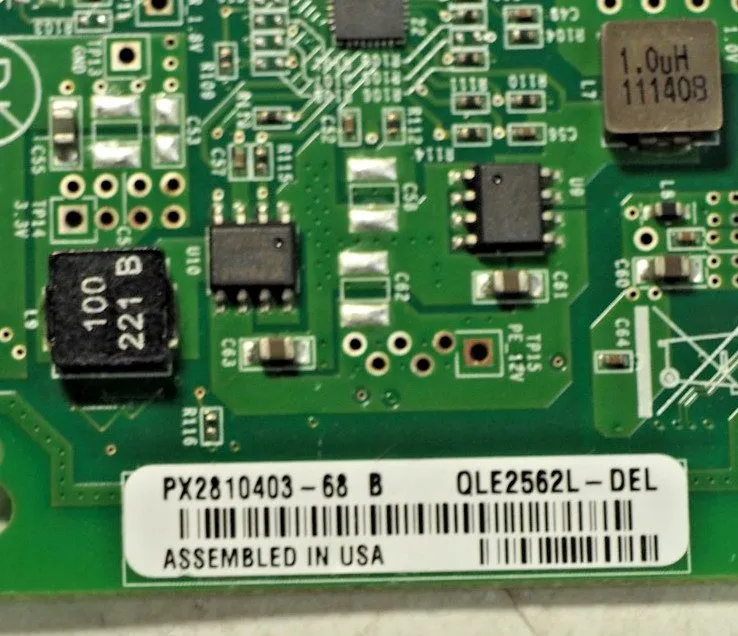 Контроллер QLogic QLE2562 2-Port 8Gb PCIe Fiber Channel FC HBA W/5 sfp's — фото лота 4