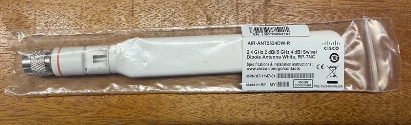 Антенна Cisco AIR-ANT2524-DW-R Aironet Dual Band Wireless Access Point Antenna — фото лота 1