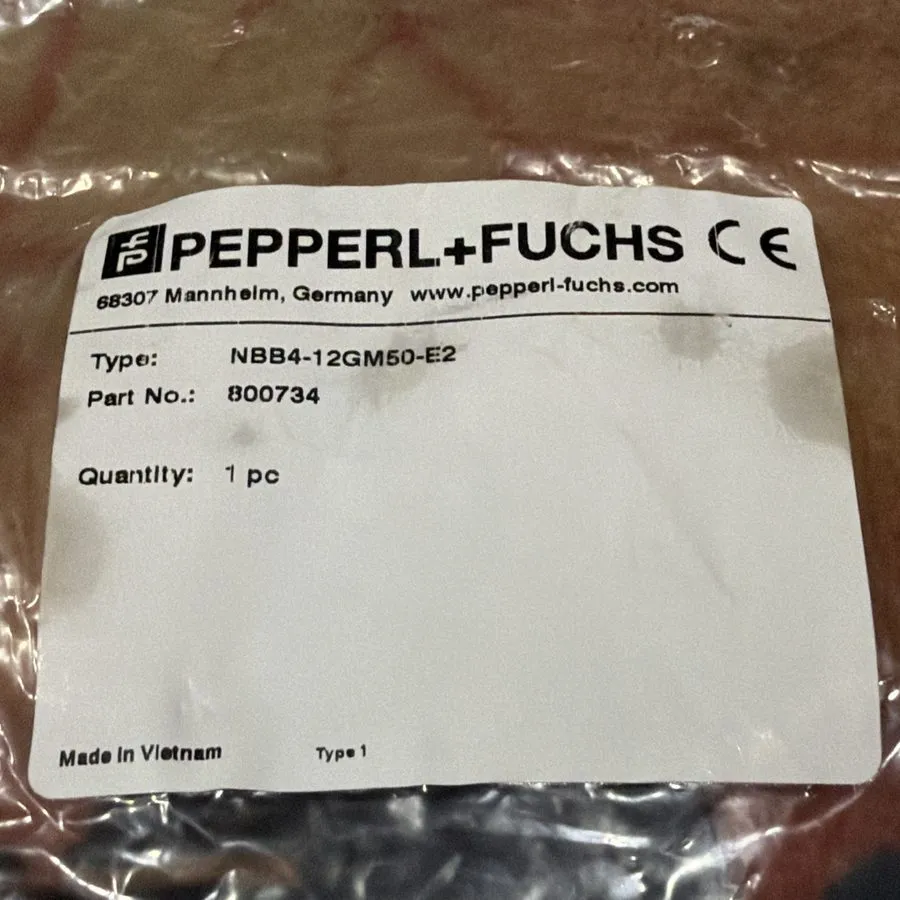 Датчик приближения PEPPERL+FUCHS Sensor Proximity Switch NBB4-12GM50-E2 — фото лота 1