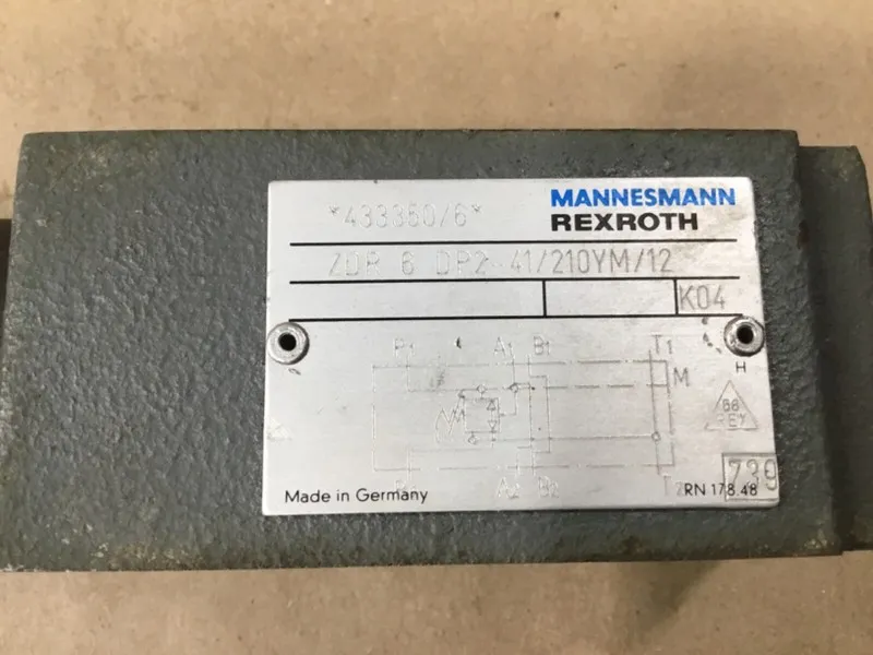 Клапан REXROTH ZDR 6 DP2-41/210YM/12 PRESSURE REGULATOR VALVE 433350/6 #80C21PR4
