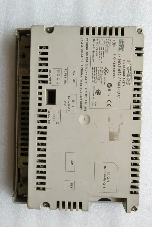 Панель оператора TP177B COLOR PN/DP-6 CSTN 6AV6642-0BA01-1AX1 SIEMENS SIMATIC HM