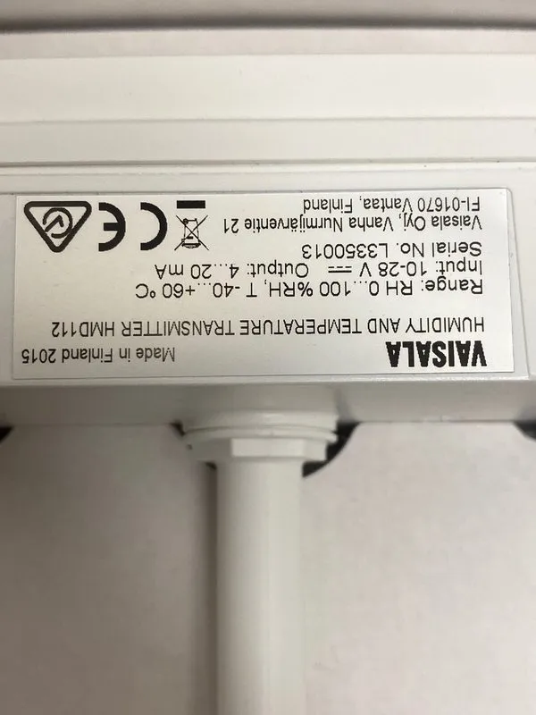 Датчик температуры VAISALA Temperature and Humidity sensor HMD112 — фото лота 4