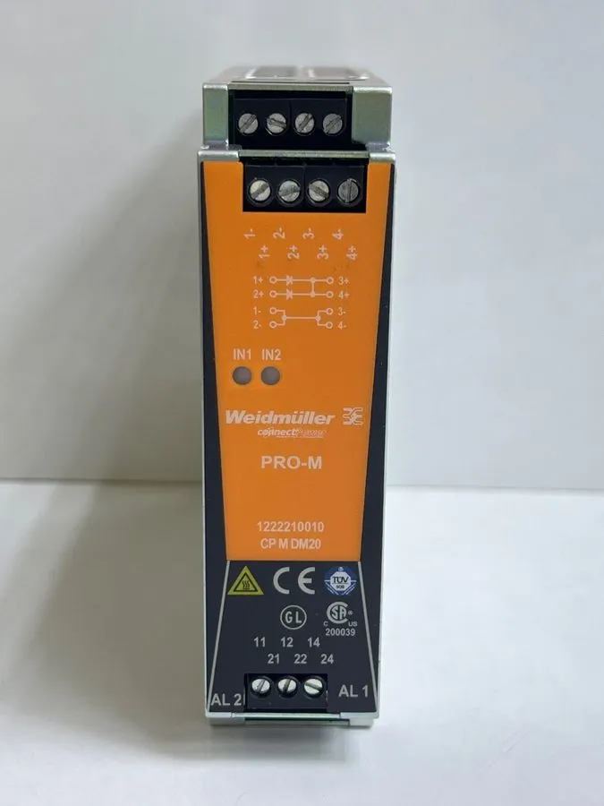 Блок питания Weidmuller PRO-M CP M DM20 Din-Rail Power Supply 1222210010 24VDC/1