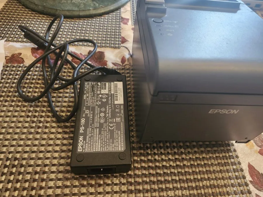 Принтер чеков Epson TM-T20 M249A USB POS Thermal Receipt Printer w/ Power Cord