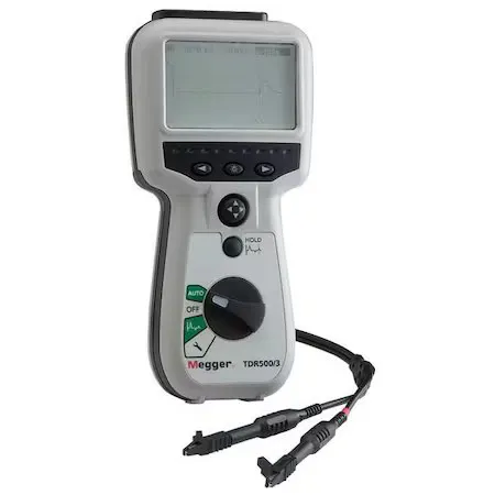Искатель повреждений кабеля Megger Tdr500/3 Time Domain Reflectometer, Backlit L