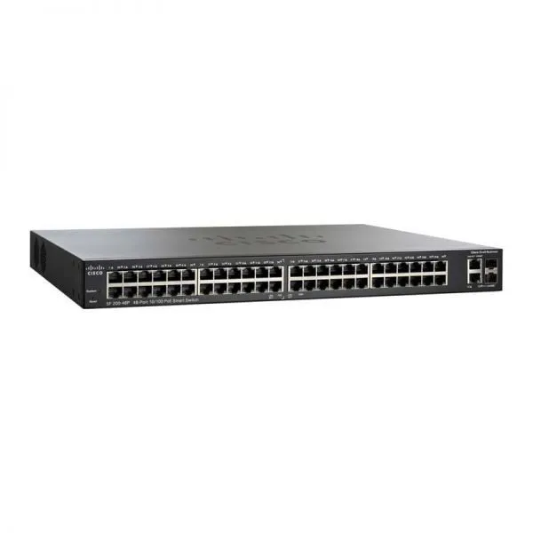 Коммутатор Cisco SF200-48P 48-Port 10/100 PoE Managed Network Switch