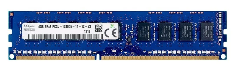 Модуль памяти SK Hynix 8 X 4GB 2Rx8 PC3L-12800E DDR3 1600 MHz ECC Unbuffered Mem