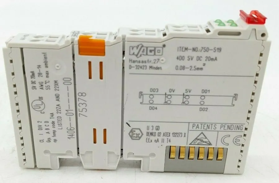 ПЛК WAGO 750-519 PLC Module