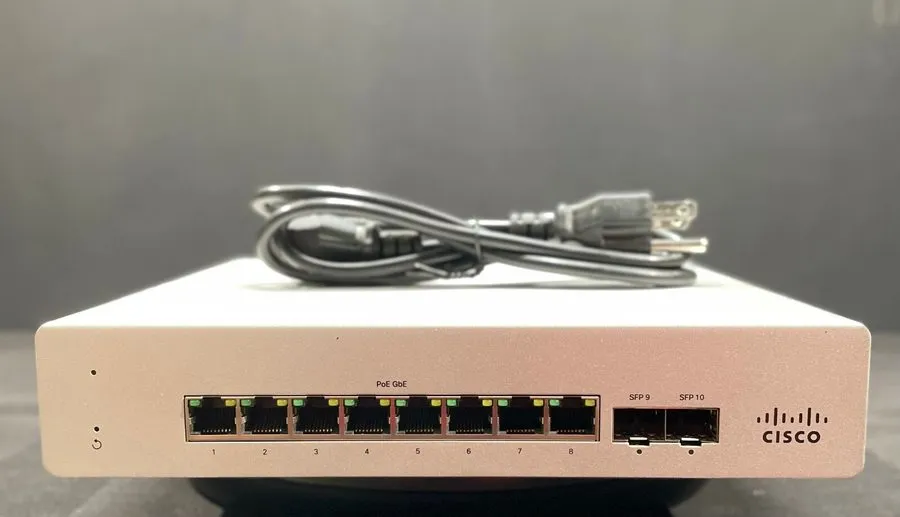 Коммутатор UNCLAIMED Cisco Meraki MS120 8 Port Gigabit Switch 124W PoE+ MS120-8F