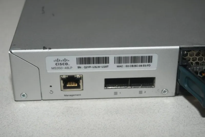 Коммутатор Cisco Meraki MS350-48LP 48-Port GbE PoE Cloud Managed Switch 4xSFP+ — фото лота 4