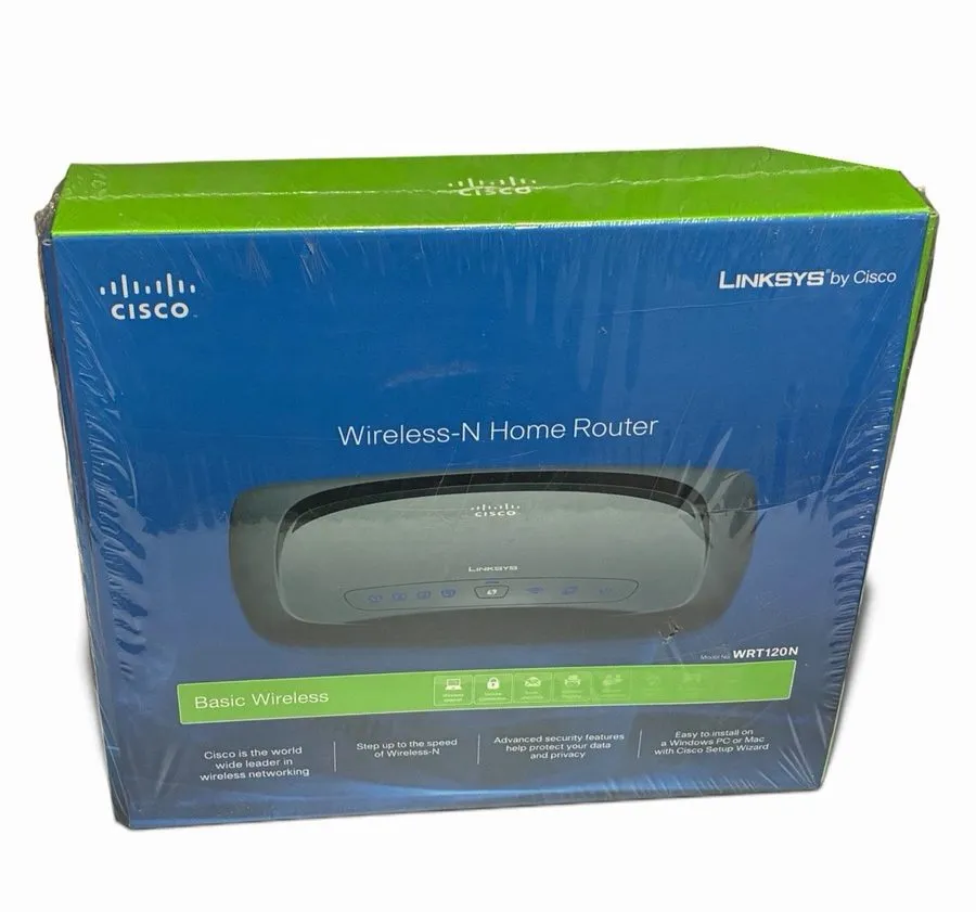 Маршрутизатор Linksys WRT120N 150 Mbps 4-Port 10/100 Wireless N Router
