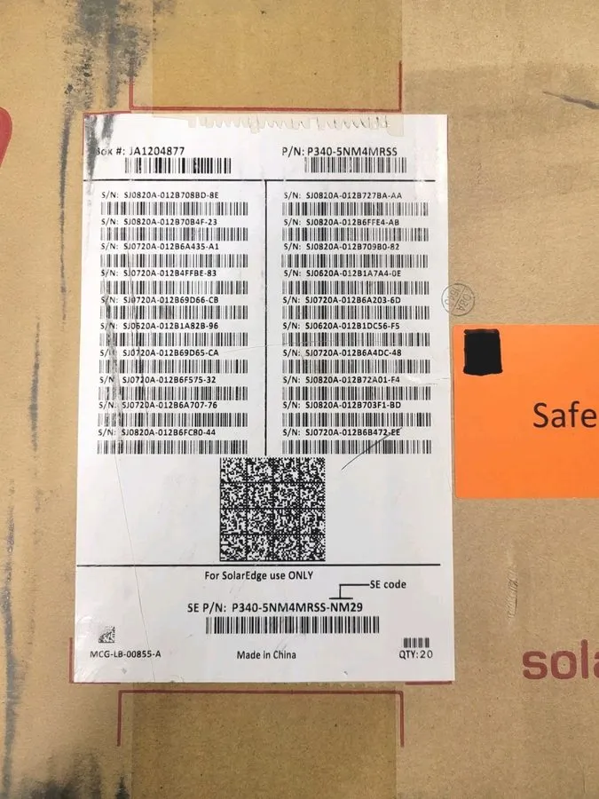 Энергооборудование Solaredge 340W Power Optimizer P340-5NM4MRS