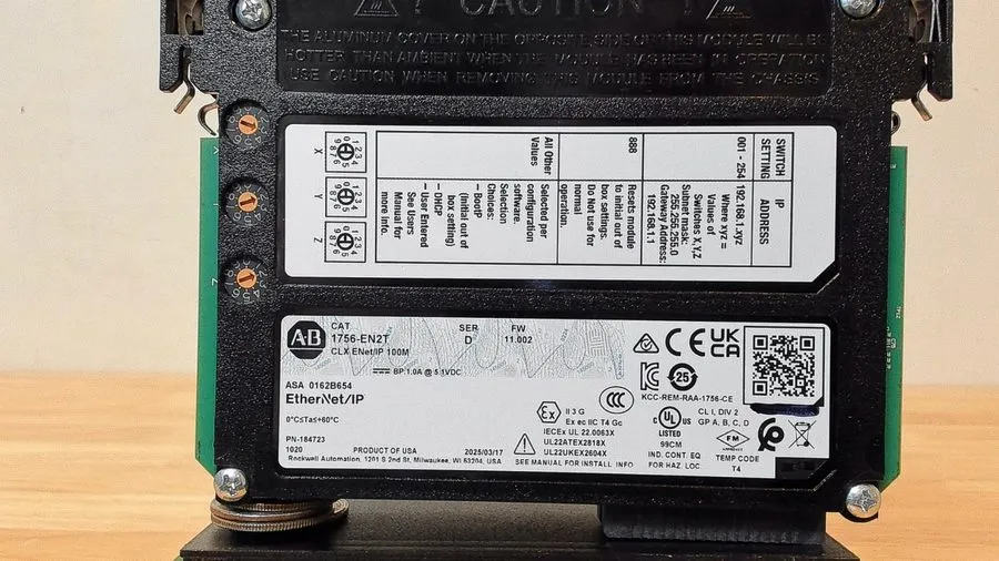Коммуникационный модуль Allen Bradley 1756-EN2T /D ControlLogix EtherNet/IP — фото лота 2