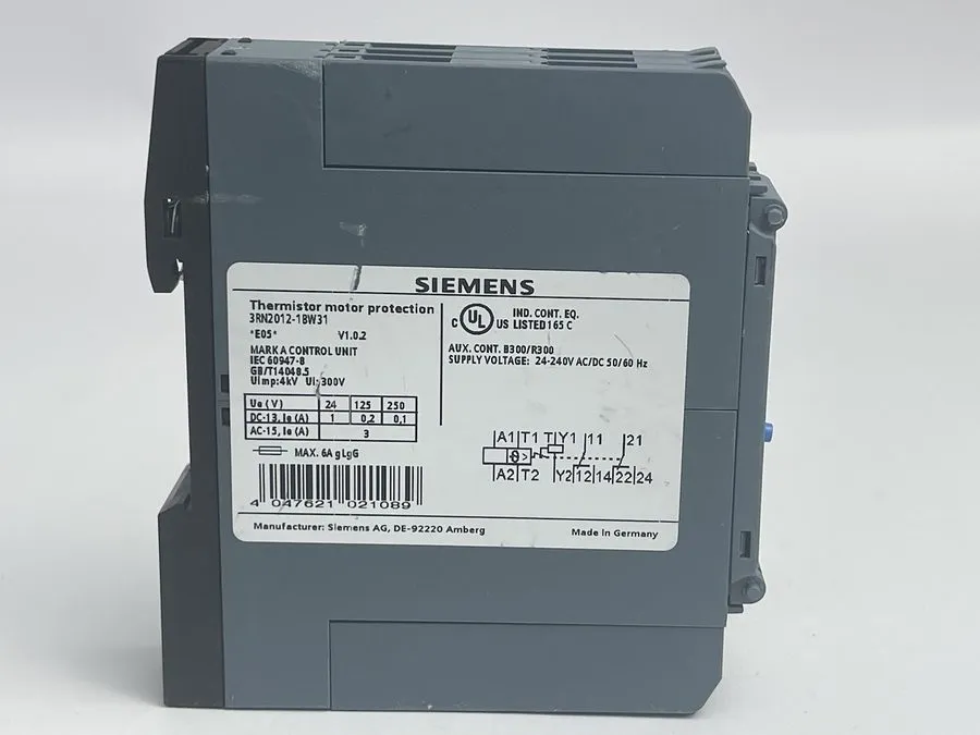 Реле защиты SIEMENS Motor Protection Relay 3RN2012-1BW31