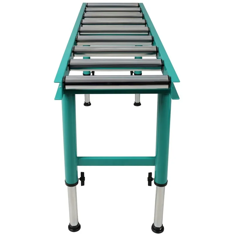 Конвейер Portable Gravity 9 Roller Conveyor 440lbs Capacity Adjustable Height 25