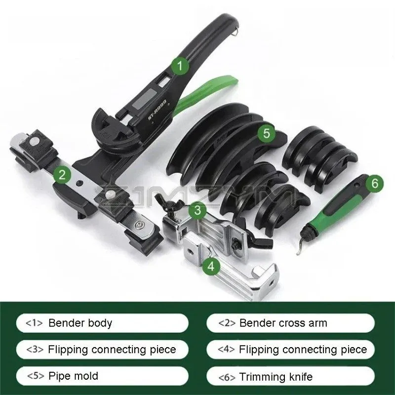 Режущий инструмент ST-R999 Manual Pipe Bender Cooper Pipe Aluminum Pipe Air Cond — фото лота 2