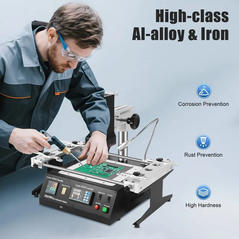 Паяльная станция IR6500 1250W BGA IR Infrared Rework Soldering Station Reflow Re