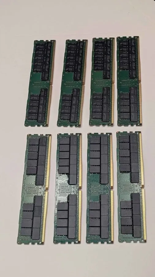 Модуль памяти 2TB DDR4 Ram 16x128GB ECC RDIMM 2666mhz Server memory Micron MTA14 — фото лота 1