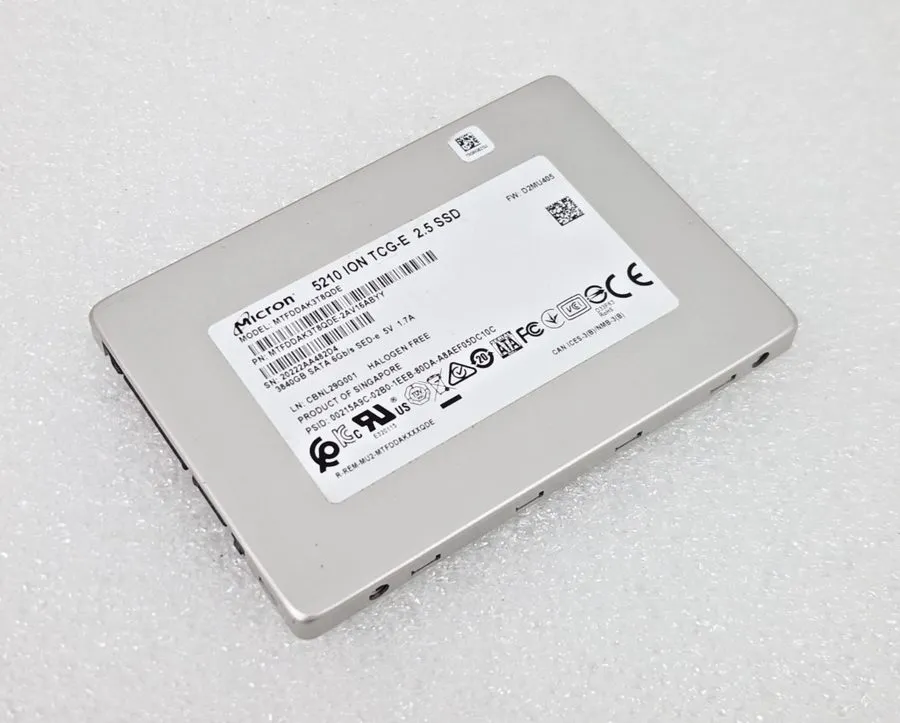 SSD-накопитель Lenovo MICRON 5210 ION 3.84TB SATA 6GB/S 2.5in 3840GB SSD MTFDDAK