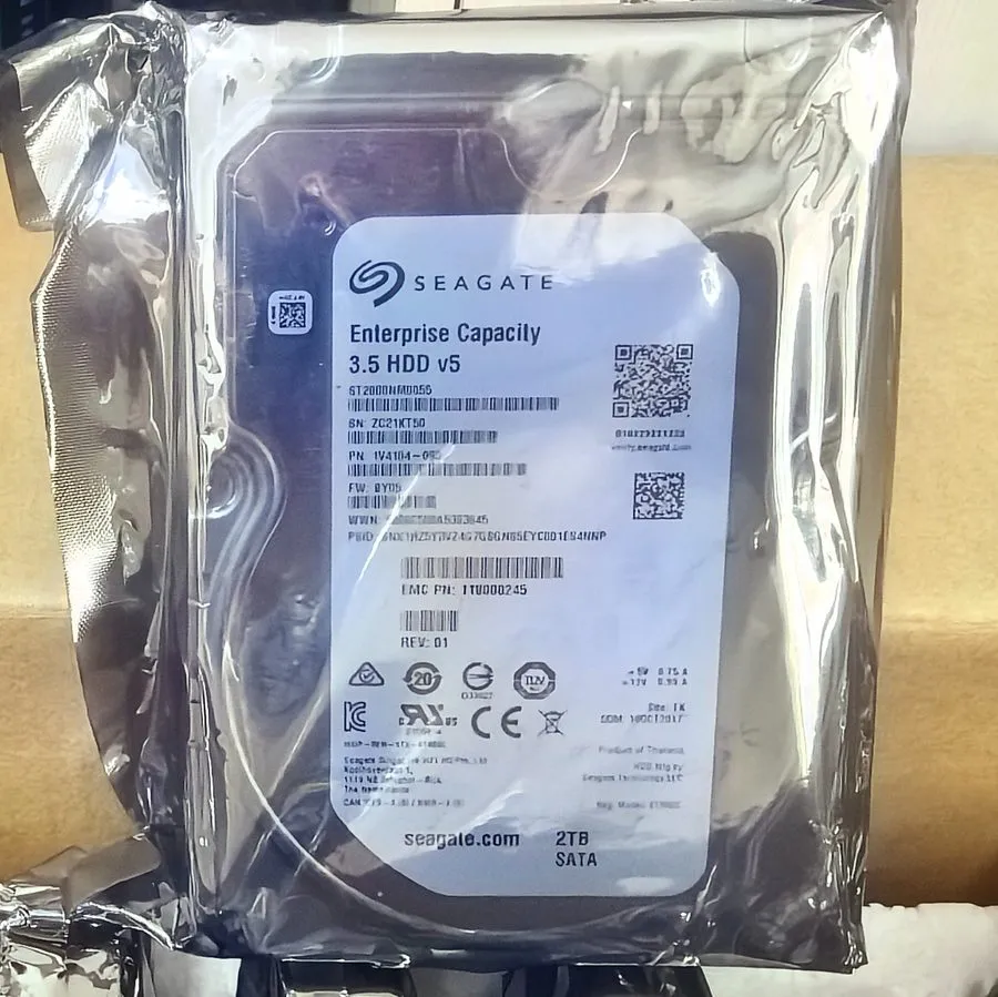 Жёсткий диск Seagate EXOS ST2000NM0055 2TB 128MB 7200RPM 3.5" SATA III Enterpris