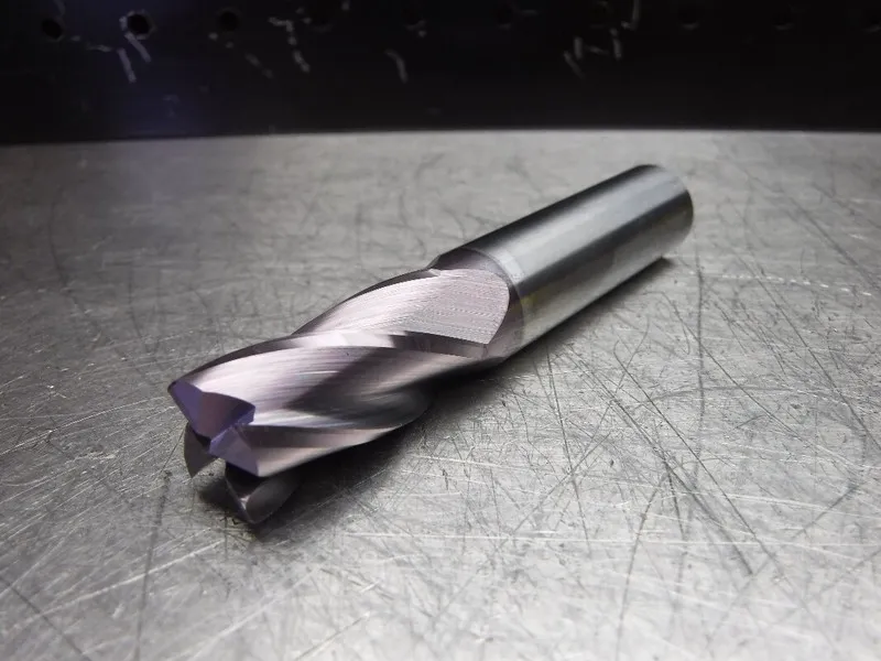 Режущий инструмент CTMI 5/8" Carbide Endmill 4 Flute 5/8 x 5/8 4F .030 Crnr Rad — фото лота 1