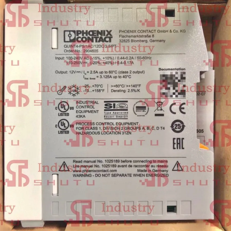Блок питания Phoenix Contact Quint4-PS/1AC/12DC/2.5/PT Power Supply 2904605