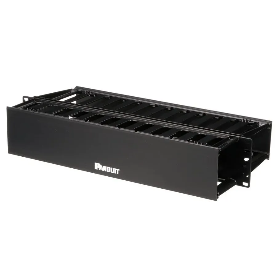 Кабель Panduit WMP1E PatchLink 2U Horizontal Double Sided Cable Manager 19” Rack