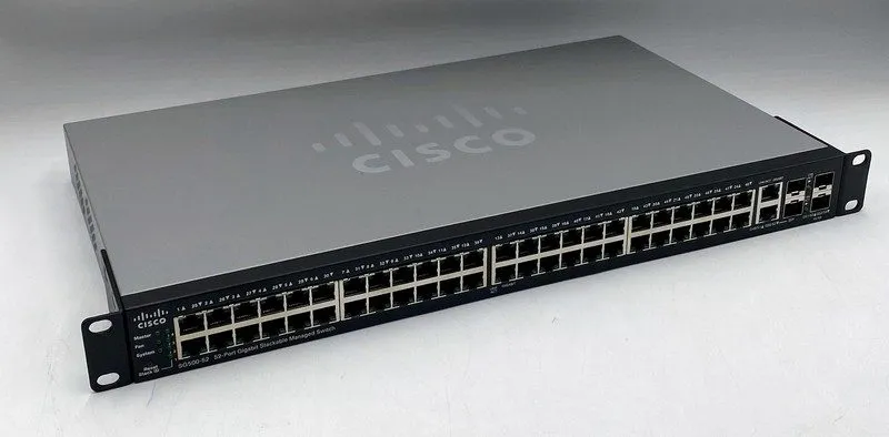 Коммутатор Cisco SG500-52 52-Port Gigabit PoE Stackable Managed Switch