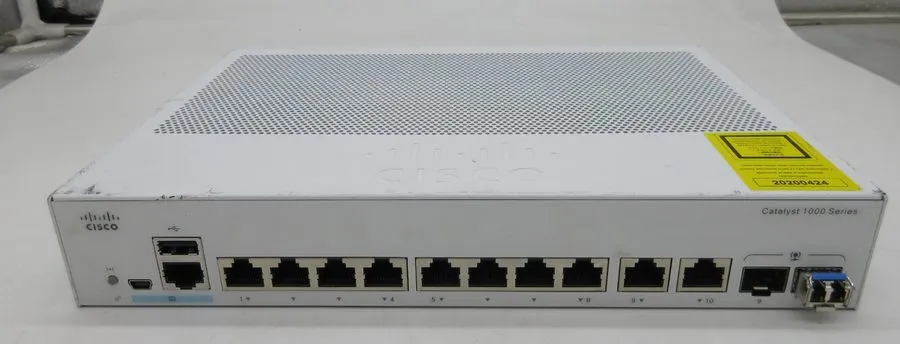 Коммутатор Cisco Catalyst 8-Ports 2x SFP PoE Network Switch (C1000-8T-E-2G-L)