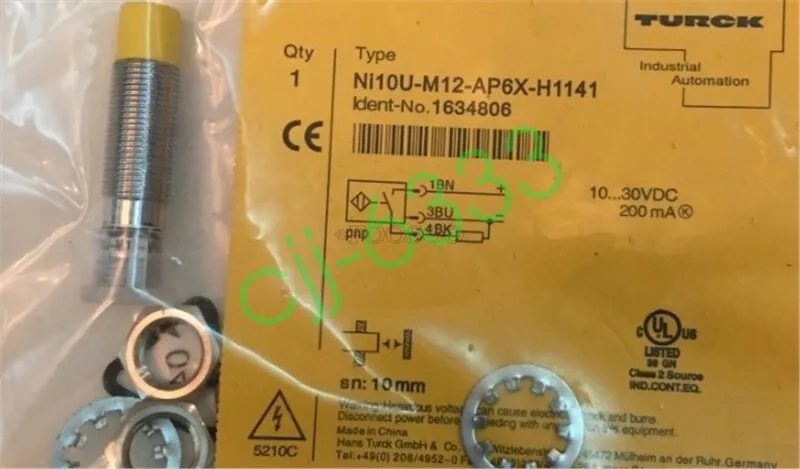 Датчик приближения Turck NI10U-M12-AP6X-H1141 Proximity Switch Sensor va