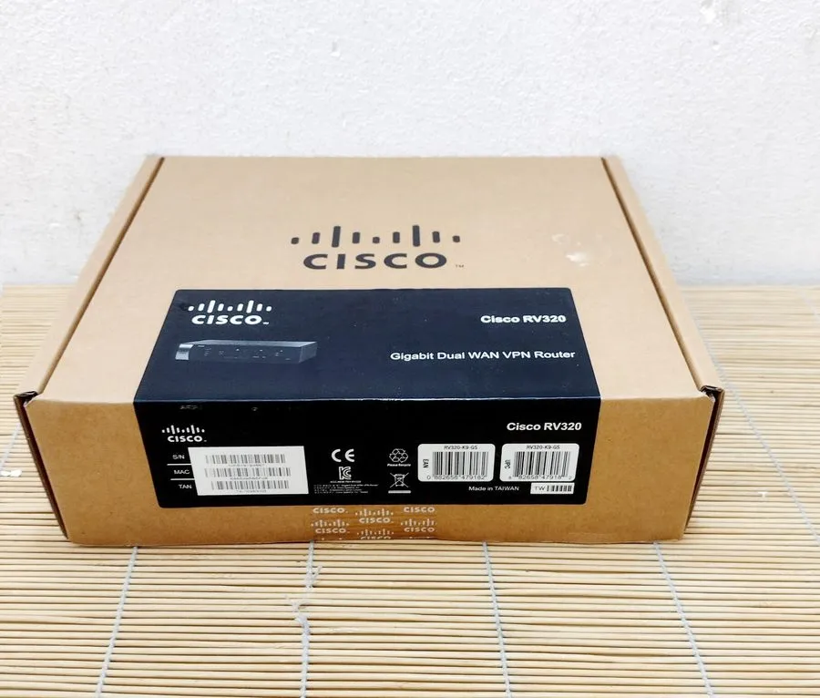 Маршрутизатор Cisco RV320-K9 Dual Gigabit WAN VPN Router