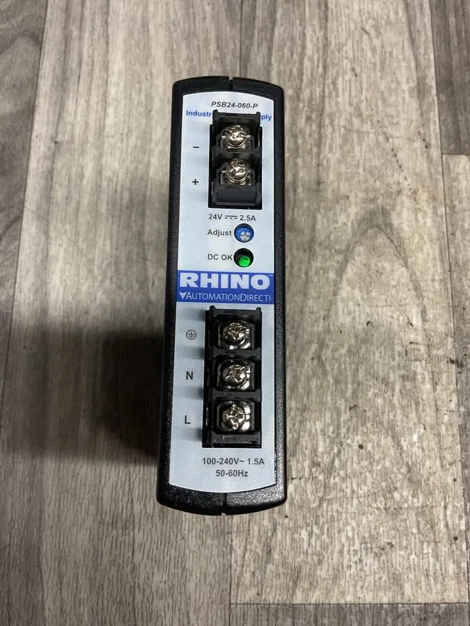Блок питания Rhino, PSB24-060-P, Automation Direct Power Supply 24vdc 60W DIN Ra