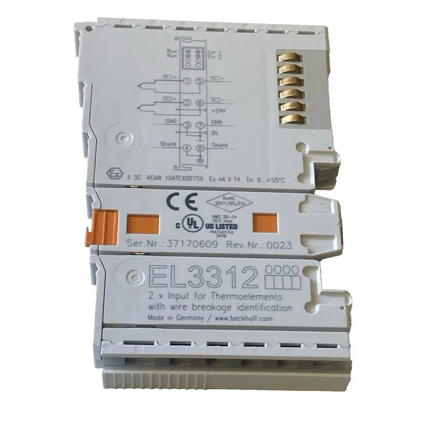 Модуль ввода-вывода BECKHOFF EL3312, ETHERCAT TERMINAL #341882 — фото лота 1