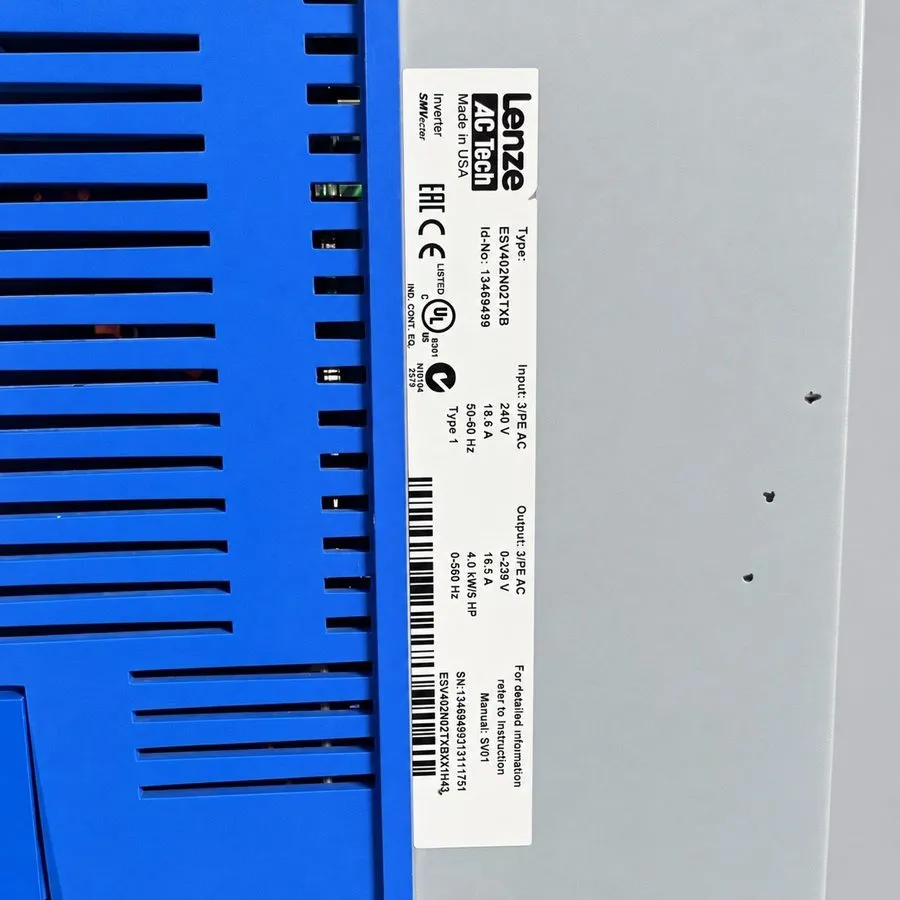 Частотный преобразователь Lenze ESV402N02TXB AC Tech SMVector VFD Inverter Drive