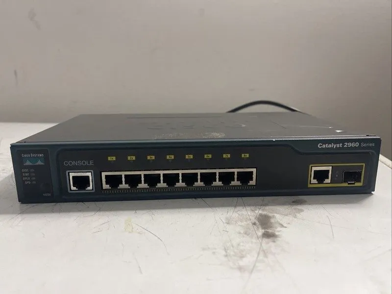 Коммутатор Cisco Catalyst (WS-C2960-8TC-L) 8-Ports External Switch Managed