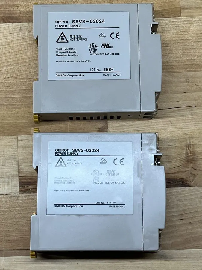 Блок питания OMRON S8VS-03024 24VDC 1.3A 30W DIN Rail Power Supply w/ LED Indica — фото лота 2