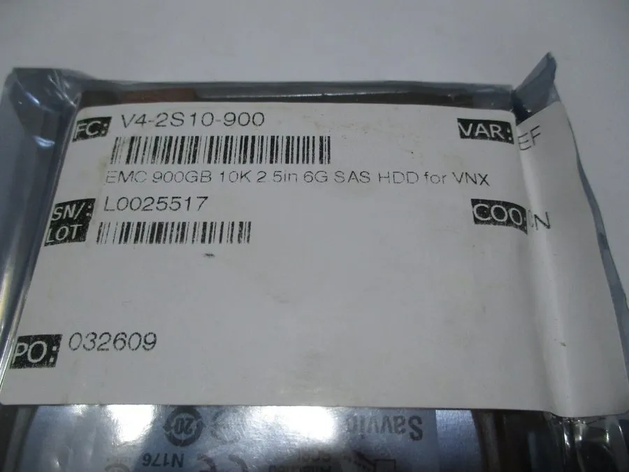 Жёсткий диск EMC 005049809 005049206 900GB 10K 2.5" SAS V4-2S10-900 HARD DRIVE H