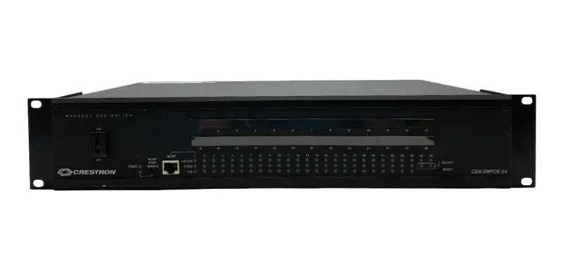 AV-оборудование Crestron CEN-SWPOE-24 24-Port Managed PoE Switch — фото лота 1