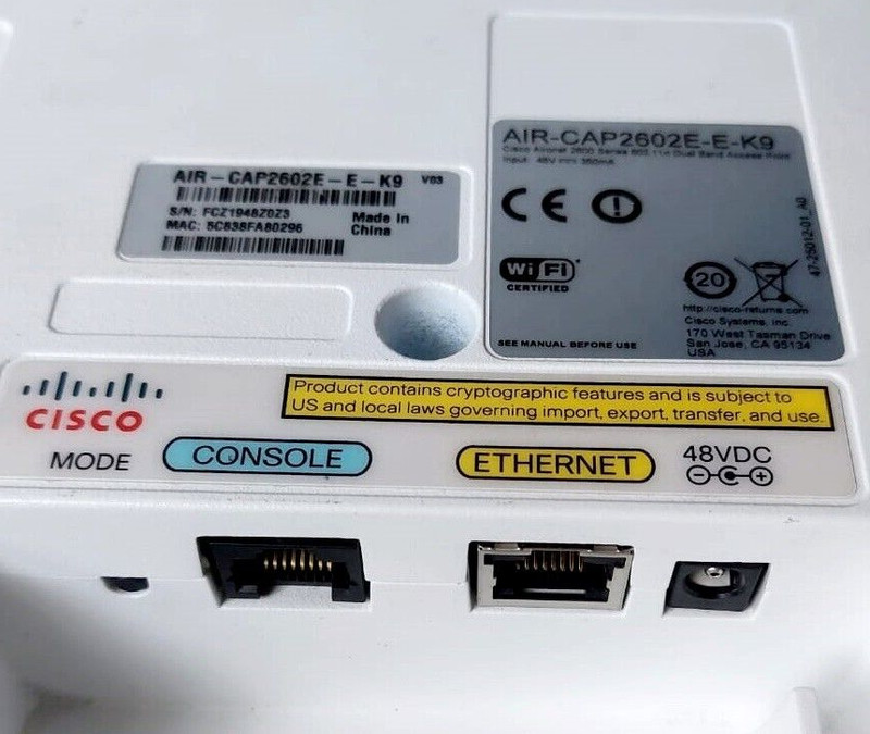 Фото лота AIR-CAP2602E-E-K9 от продавца №45350