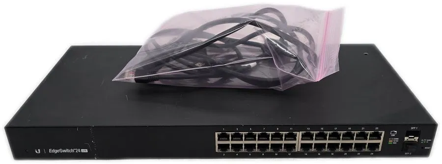 Коммутатор Ubiquiti EdgeSwitch 24 Lite 24-Port Gigabit Rackmount Switch ES-24-Li