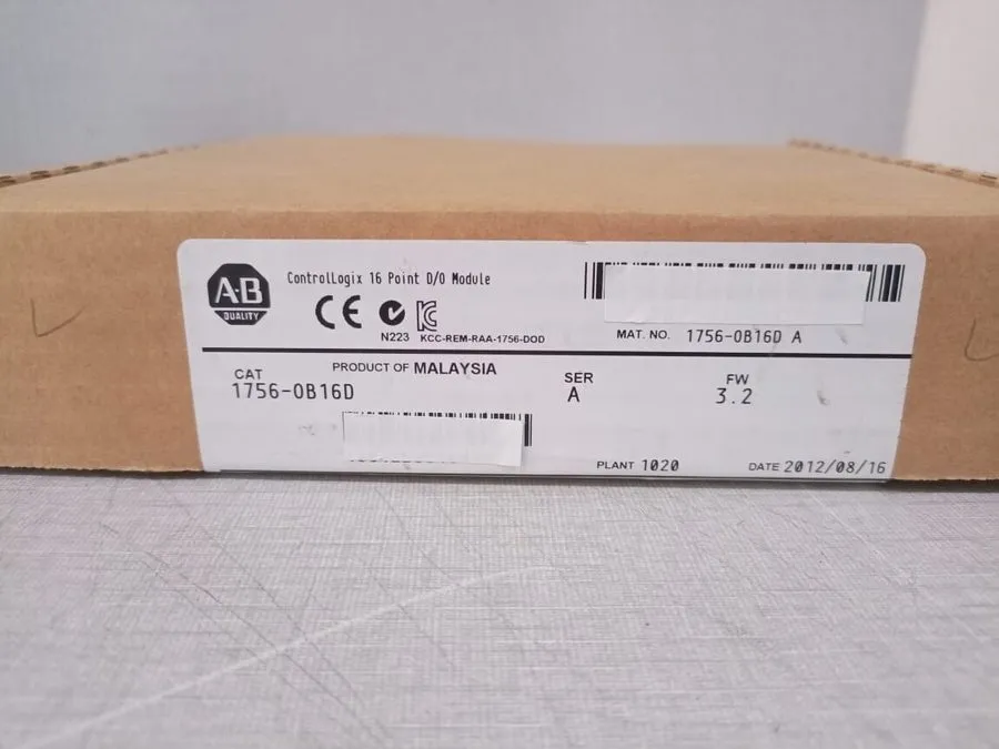 ПЛК FW 3.2 ControlLogix 16 Point D/O Module AB 1756-0B16D