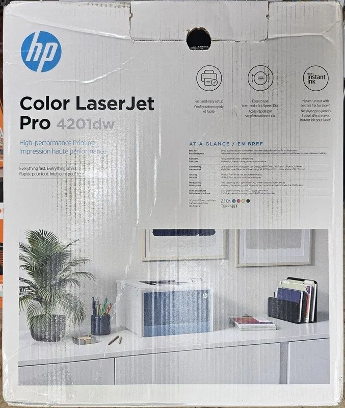 Лазерный принтер HP LaserJet Pro 4201dw Wireless Duplex Color Laser Printer 4RA8