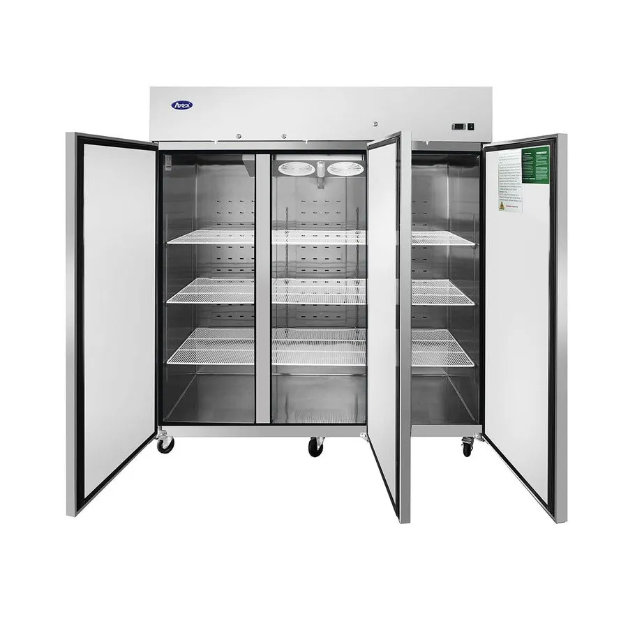 Холодильный шкаф ATOSA MBF8006 THREE 3 DOOR STAINLESS STEEL COMMERCIAL REFRIGERA — фото лота 1