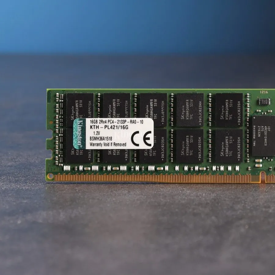 Модуль памяти 16GB DDR4-2133 PC4-17000 ECC RDIMM 2Rx4 Server RAM 288-Pin KTH-PL4