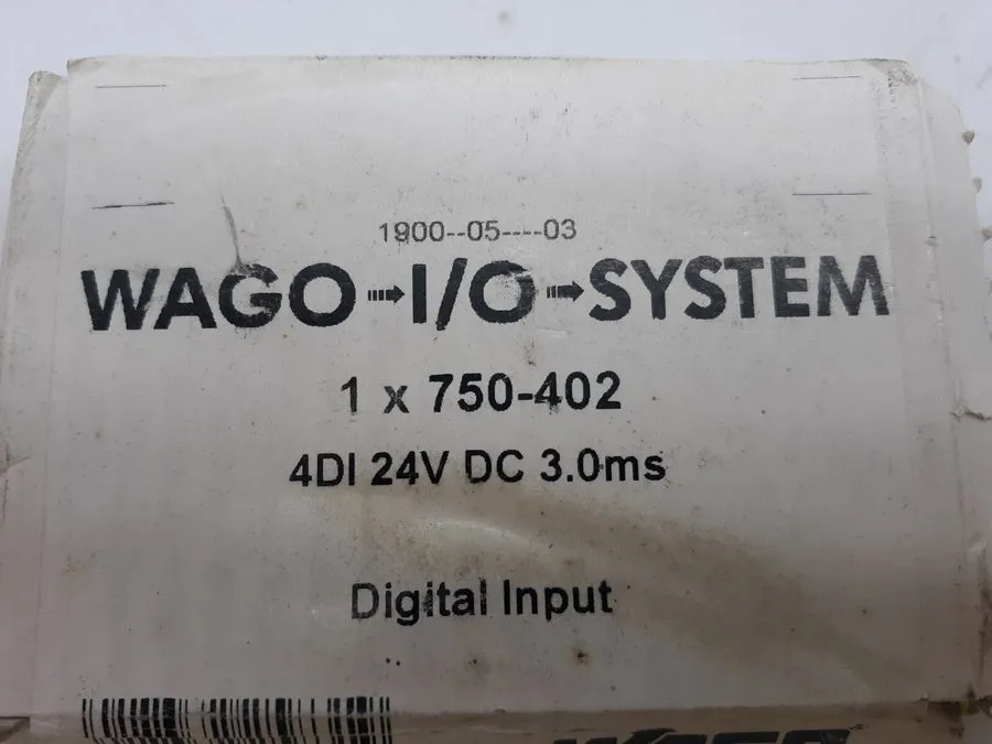 Модуль ввода-вывода Wago 750-402 Input Module 4DI 24VDC 3.0Ms
