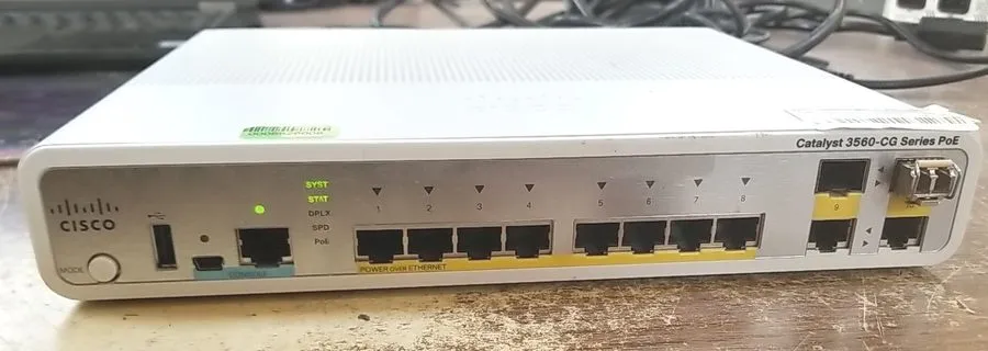 Коммутатор Cisco Catalyst WS-C3560CG- -S 8-Port PoE Gigabit Managed Switch